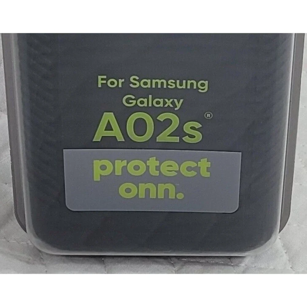 Onn Phone Case Compatible For Samsung Galaxy A02s Antimicrobial Protective Grip